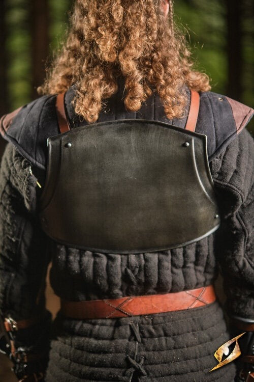 Chest and Backplate Scout, black, 1 mm