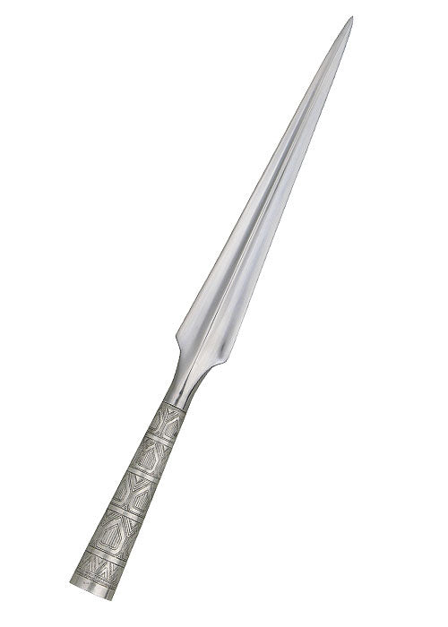 Viking Throwing Spearhead, ornate socket, semi-sharp