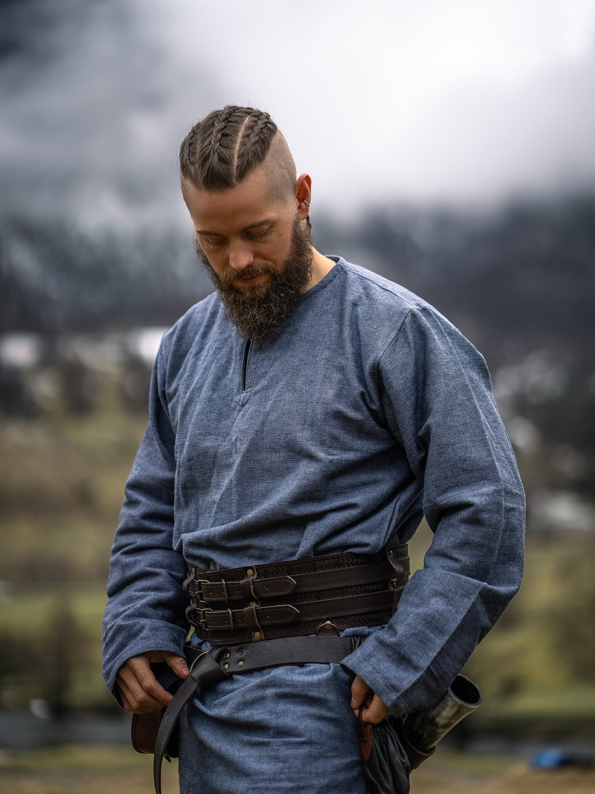 Viking tunic Torsten, blue