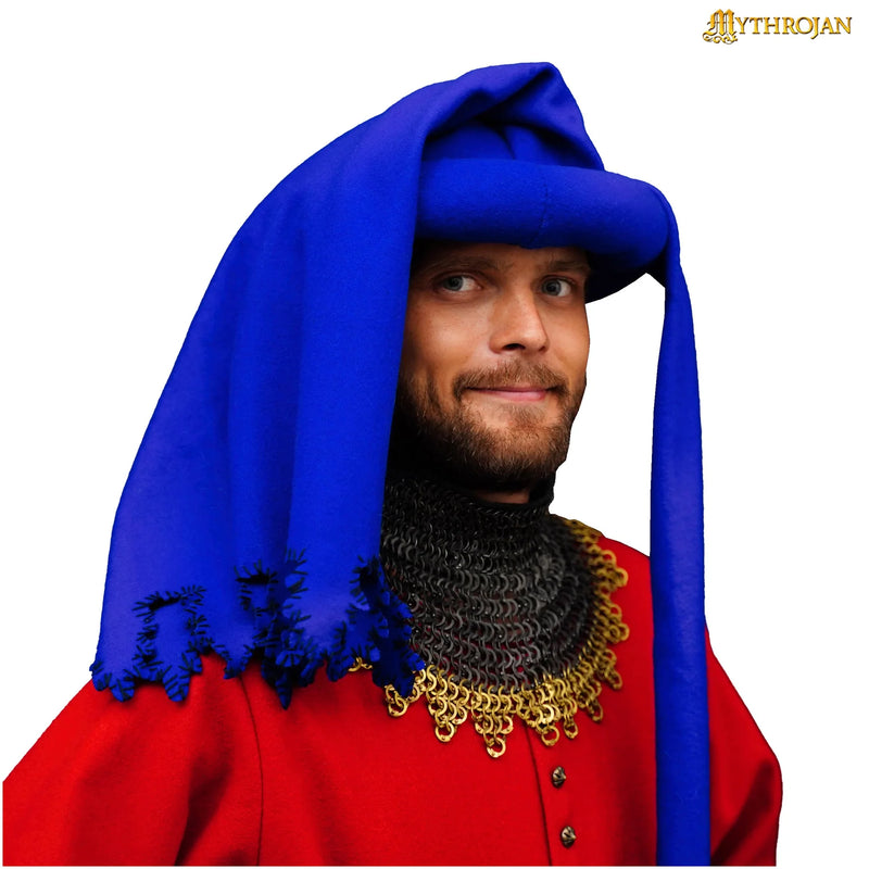 kaperon Jan van Eyck, blå, ull