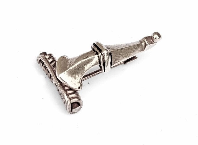 Crossbow fibula Lîmes (40-70 AD), silvered bronze