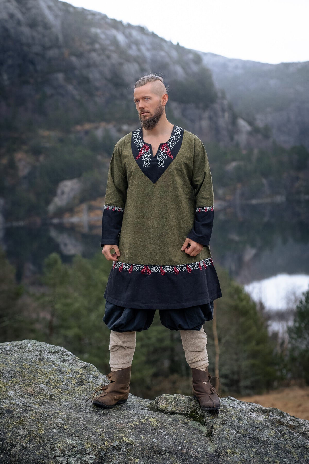 Viking Tunic Haakon, olive green