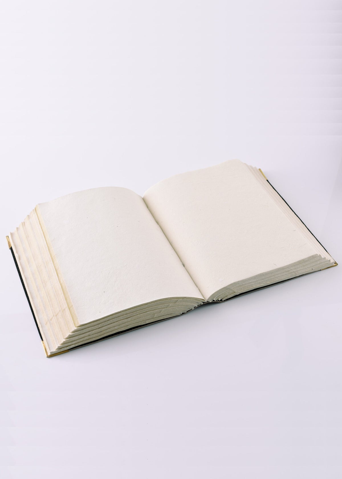 Black Leather book with Pentagram, approx. 23 x 18 cm