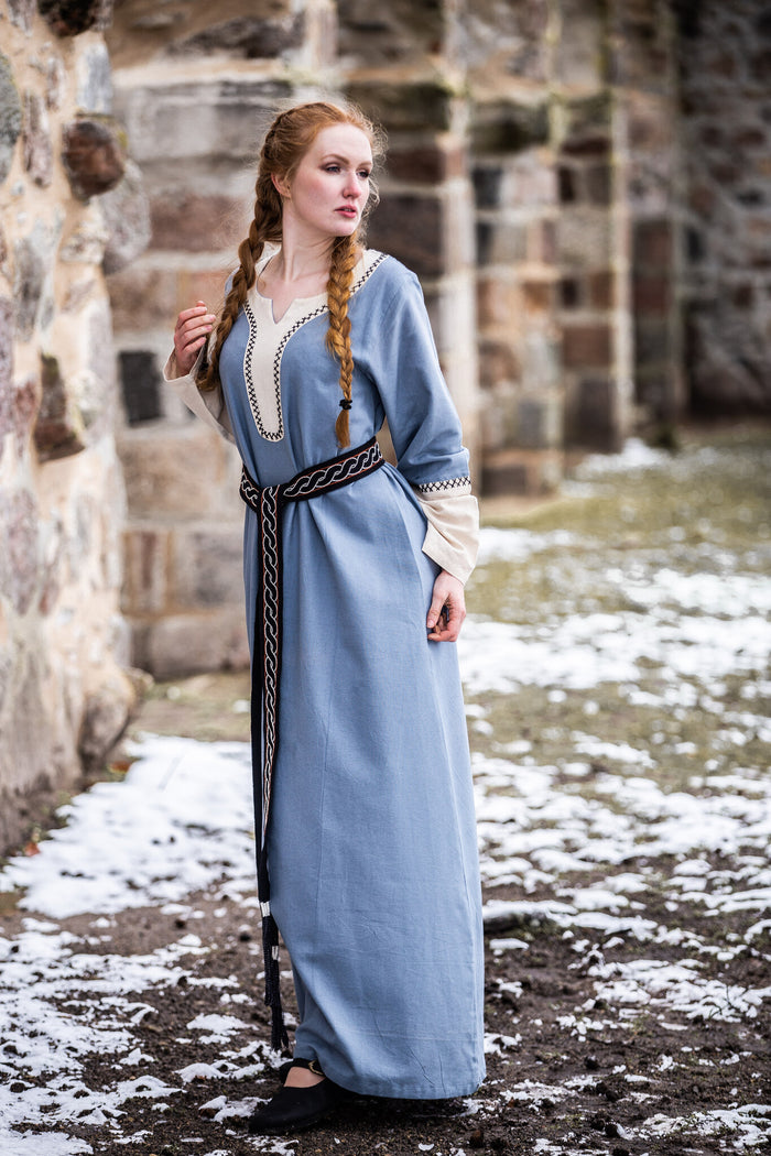 Viking dress Lagertha, blue