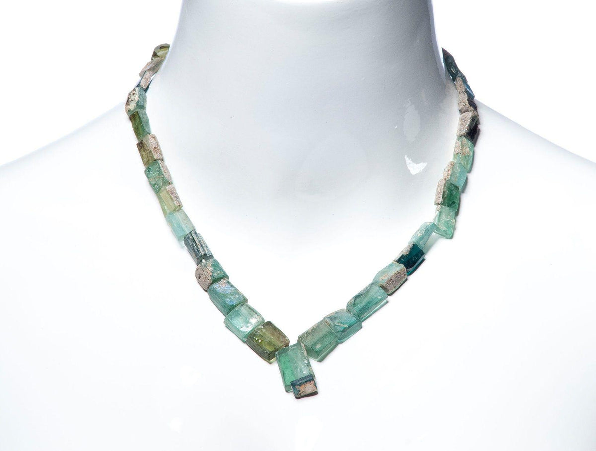 Glass beads for Viking necklace, 35 beads