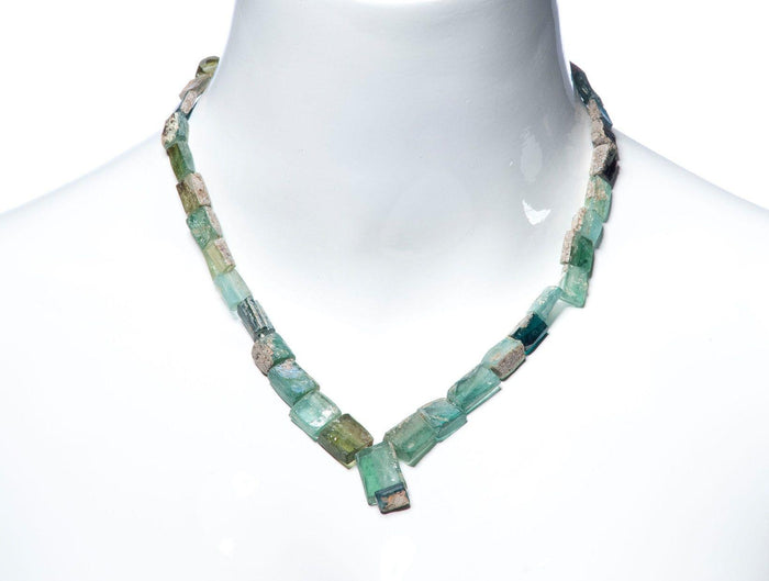 Glass beads for Viking necklace, 35 beads