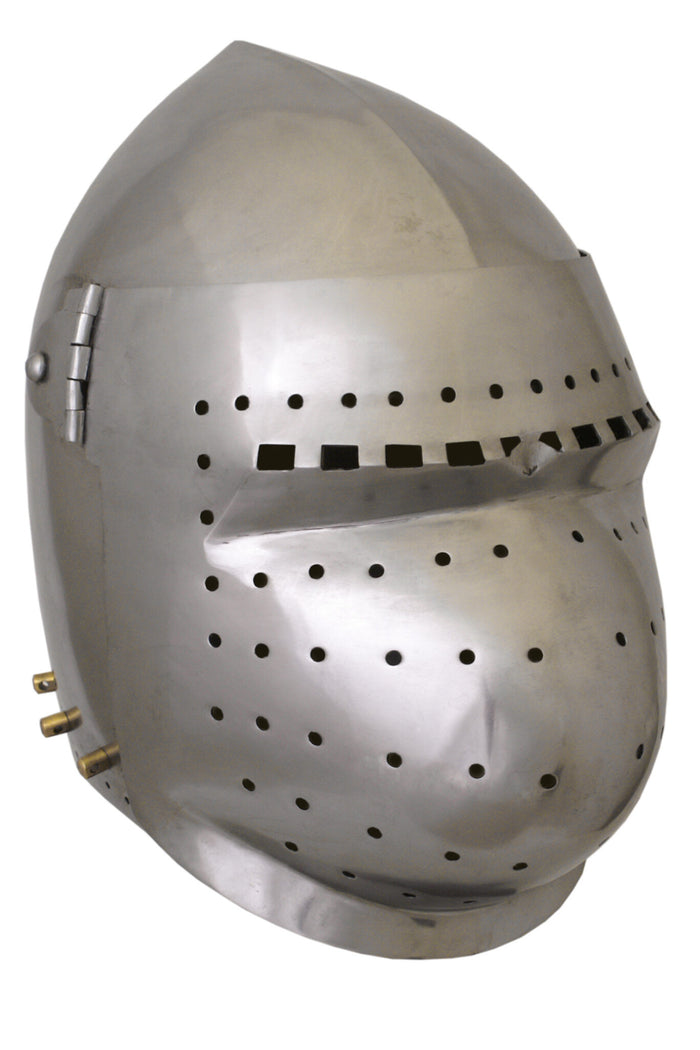 Battle-ready closed bascinet, 2 mm (battle-ready)