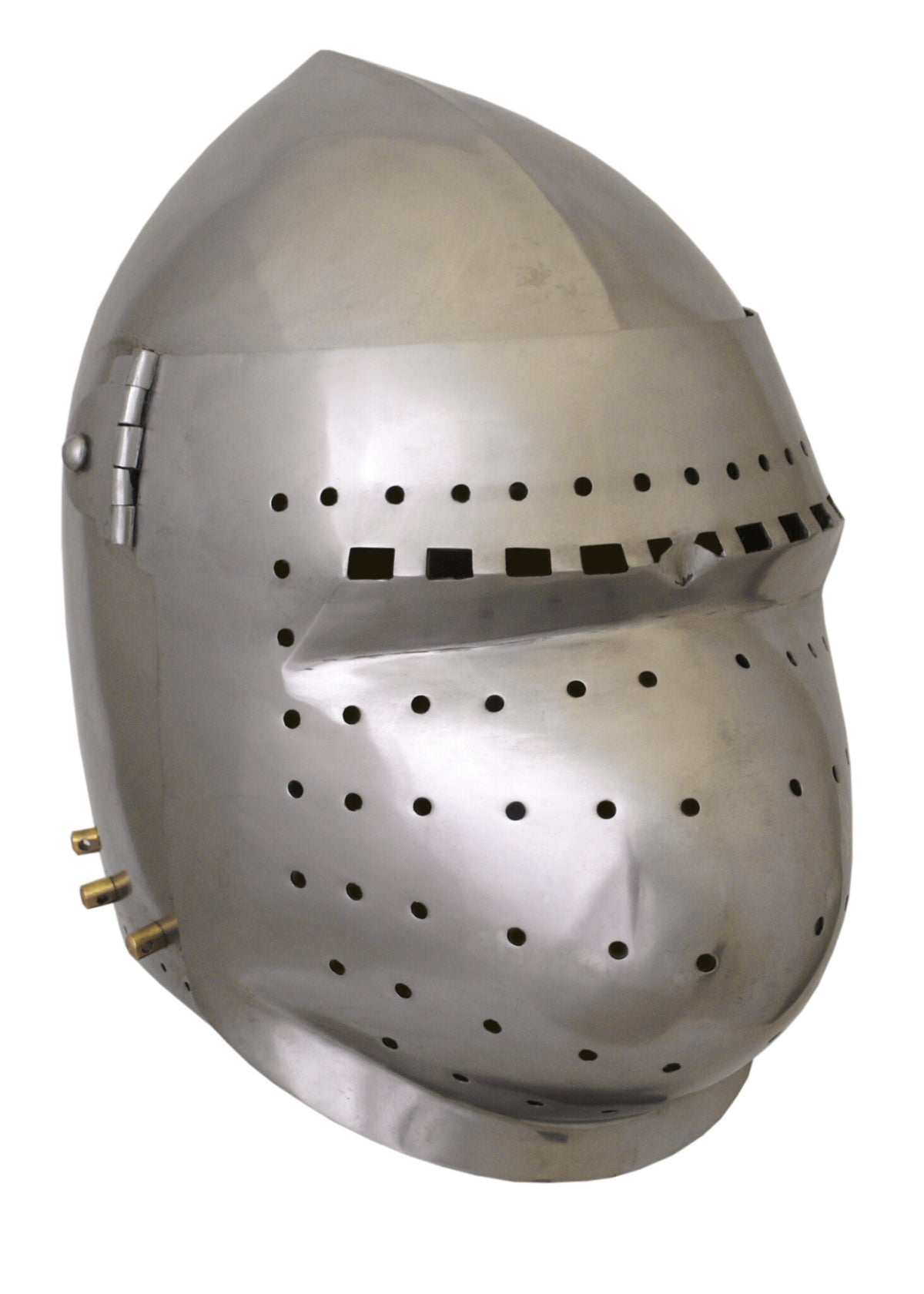Battle-ready closed bascinet, 2 mm (battle-ready)