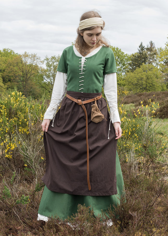 Apron Alianor, brown