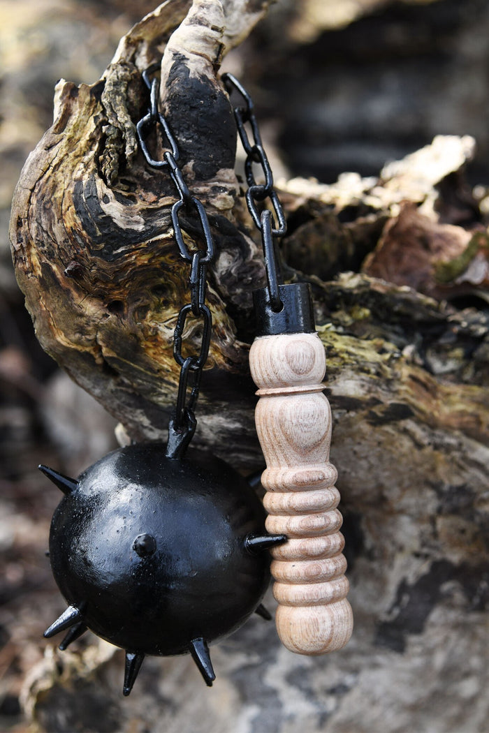 Flail with short handle