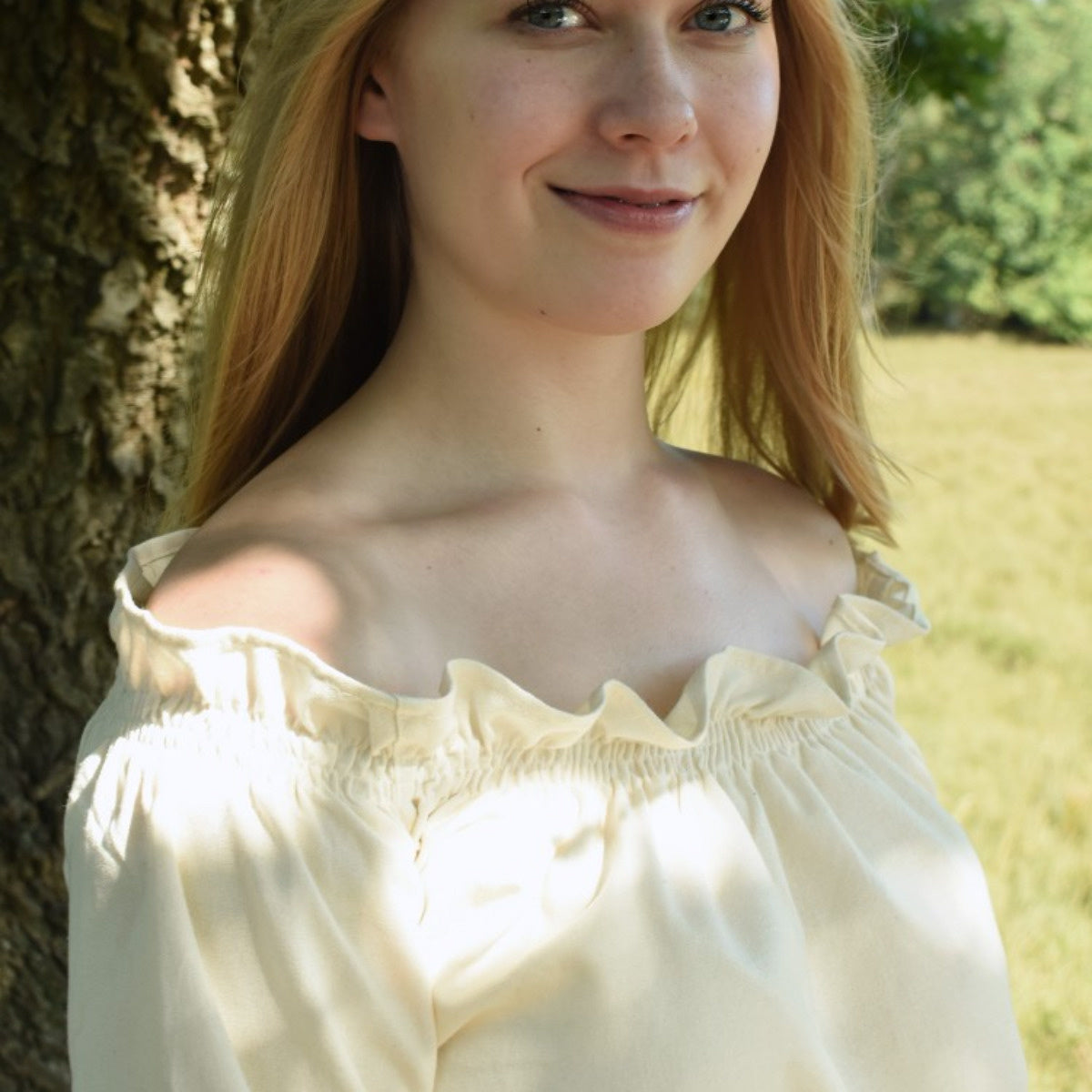 Baroque blouse Elizabeth, cream