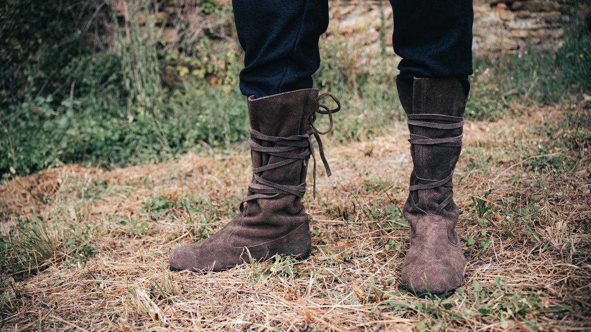 Suede boots Rolf, brown