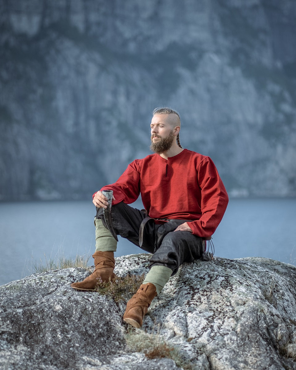 Viking tunic Hans, red