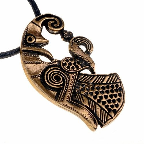 Vendel Raben Schmuck, Messing, Zamak