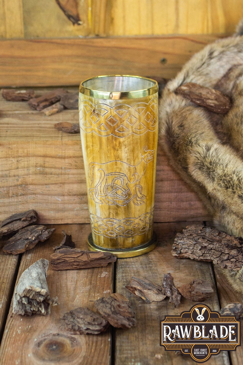 Hornkrus med keltisk hund, 300–500 ml