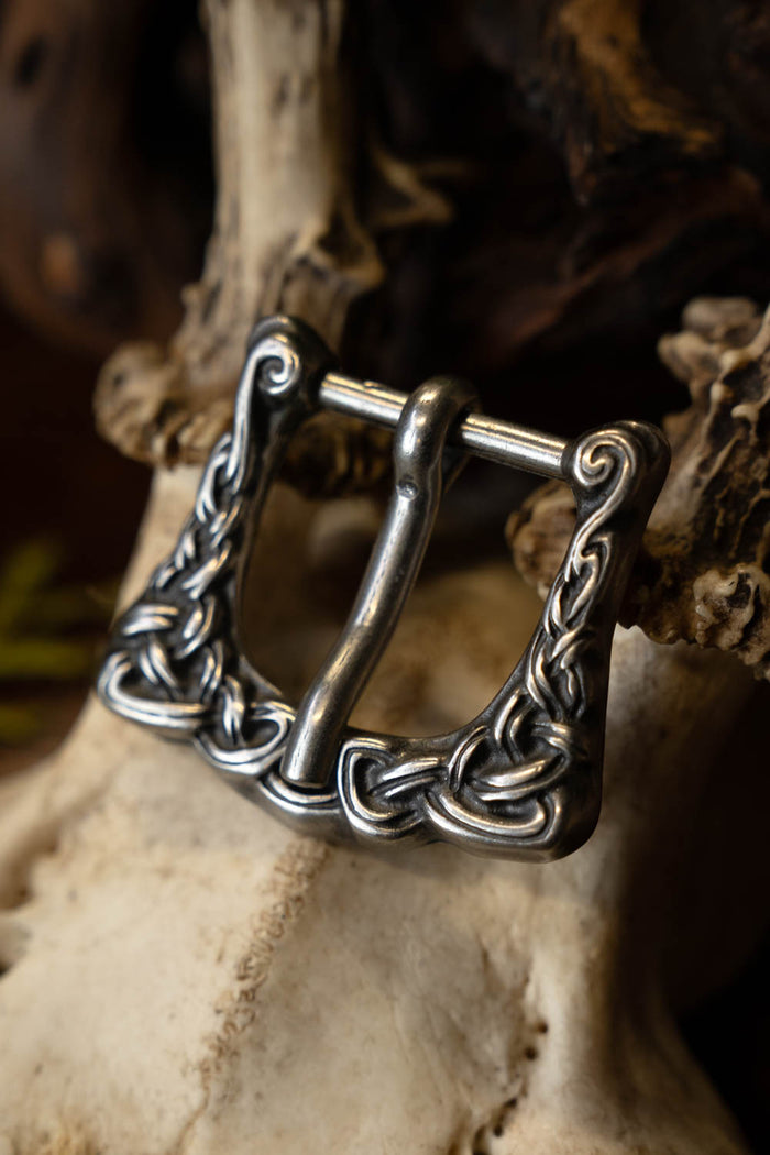 Anglo-Saxon buckle: silvered