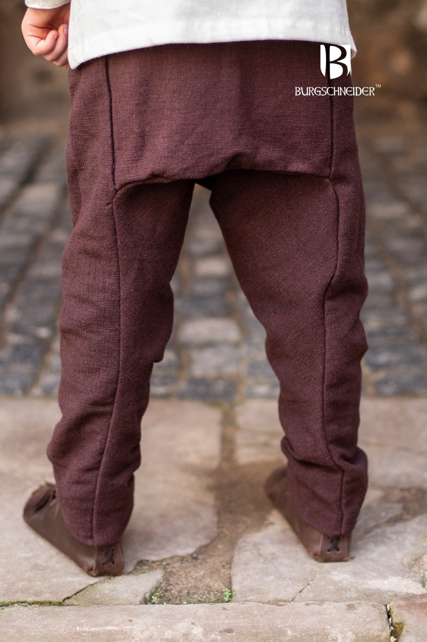 Kids Thorsberg trousers Ragnarsson, brown
