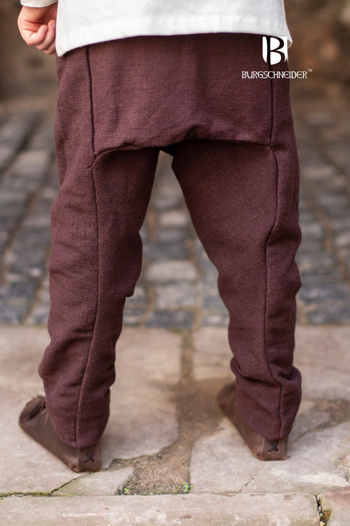 Kids Thorsberg trousers Ragnarsson, brown