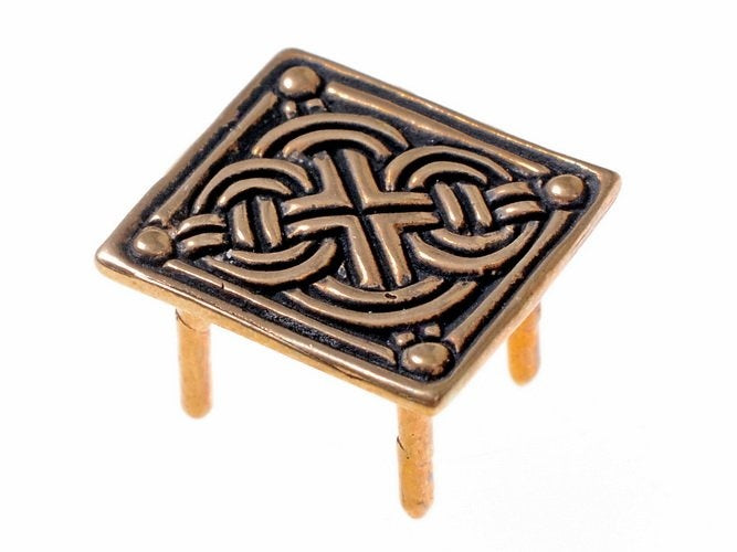 Viking belt fitting with knot motif, Birka