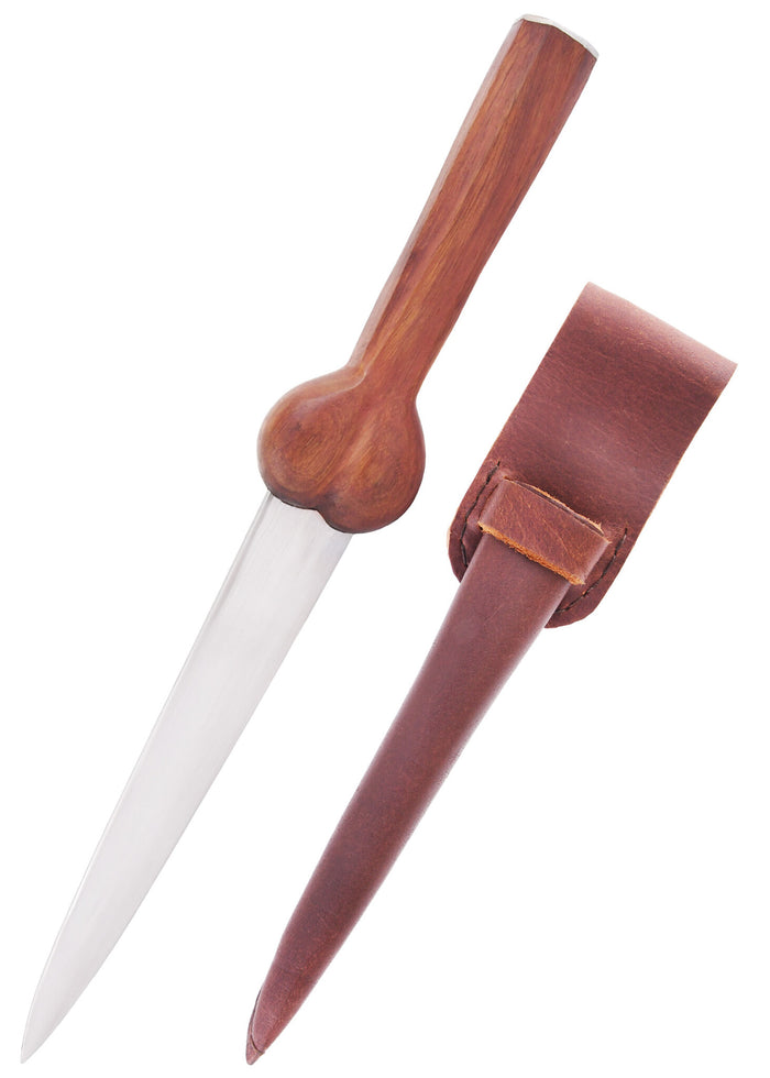 Bollock dagger, semi-sharp