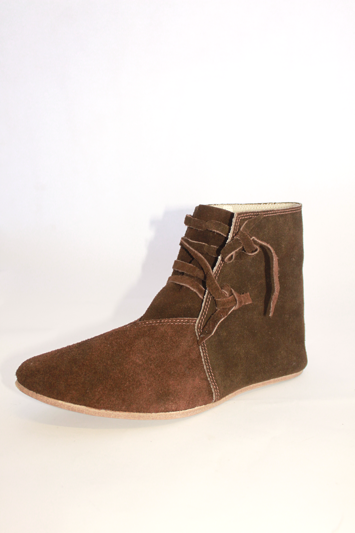 Medieval shoes Karl, medieval, brown
