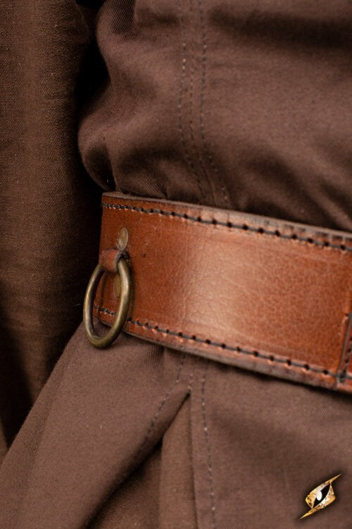 Ring belt, 120 cm, brown