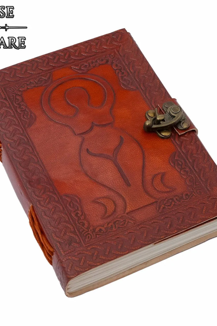 Leather journal mother goddess Venus