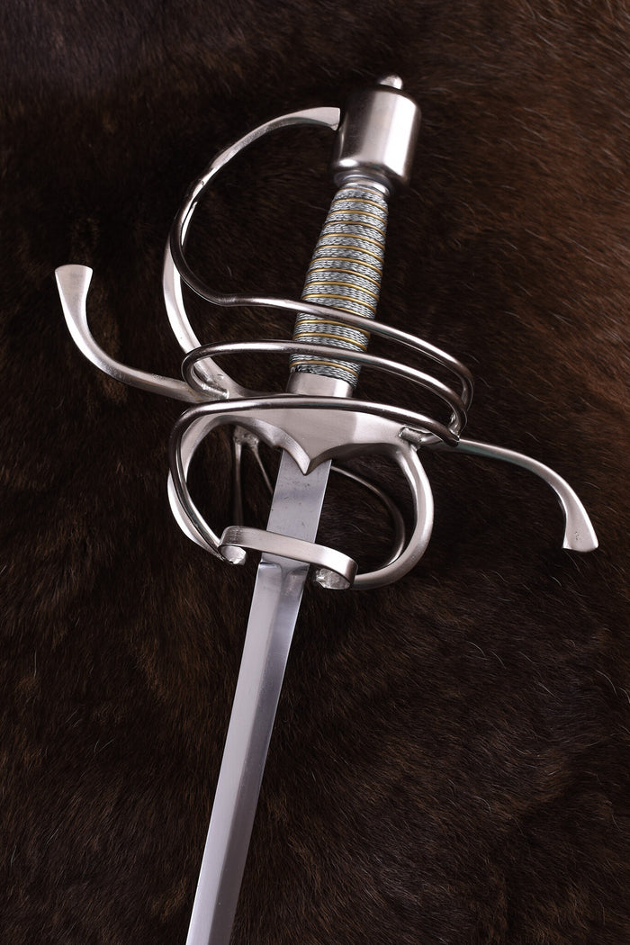 German rapier 17th century, semi-sharp