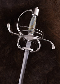 German rapier 17th century, semi-sharp