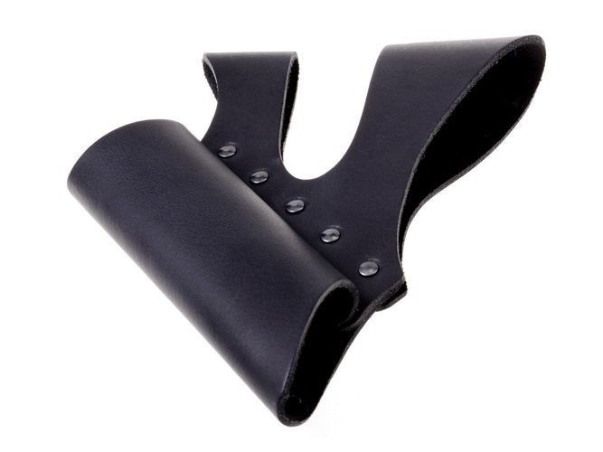 Knight sword holder with double belt loop, black