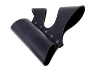 Knight sword holder with double belt loop, black