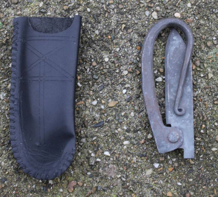 Folding knife, semi-sharp