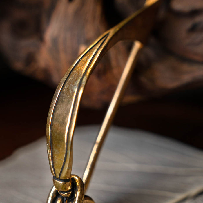 Celtic bow fibula, 3rd–1st century BC, bronze