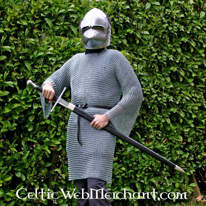 Hauberk, unriveted, galvanized 9 mm