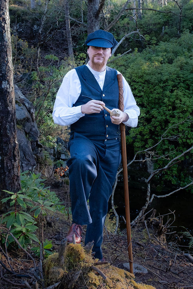 1920’er-vest Harold, blå