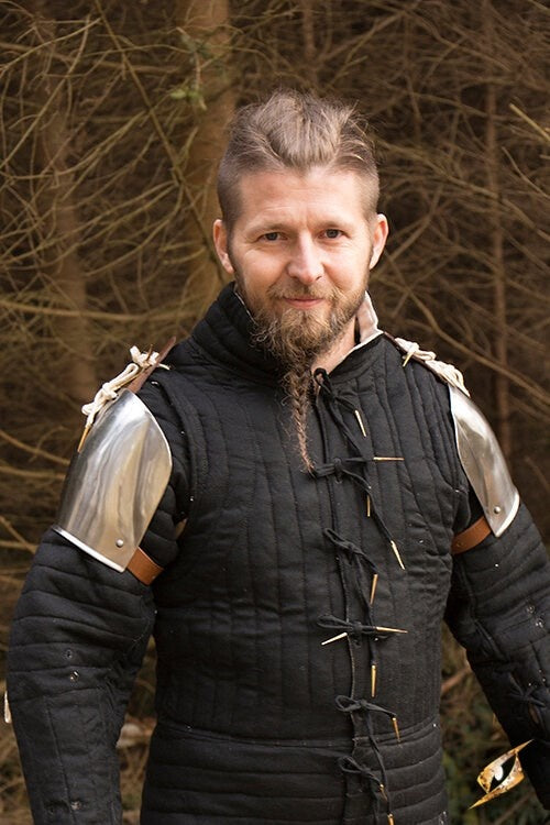 Spaulders Churburg, poliert, 1 mm