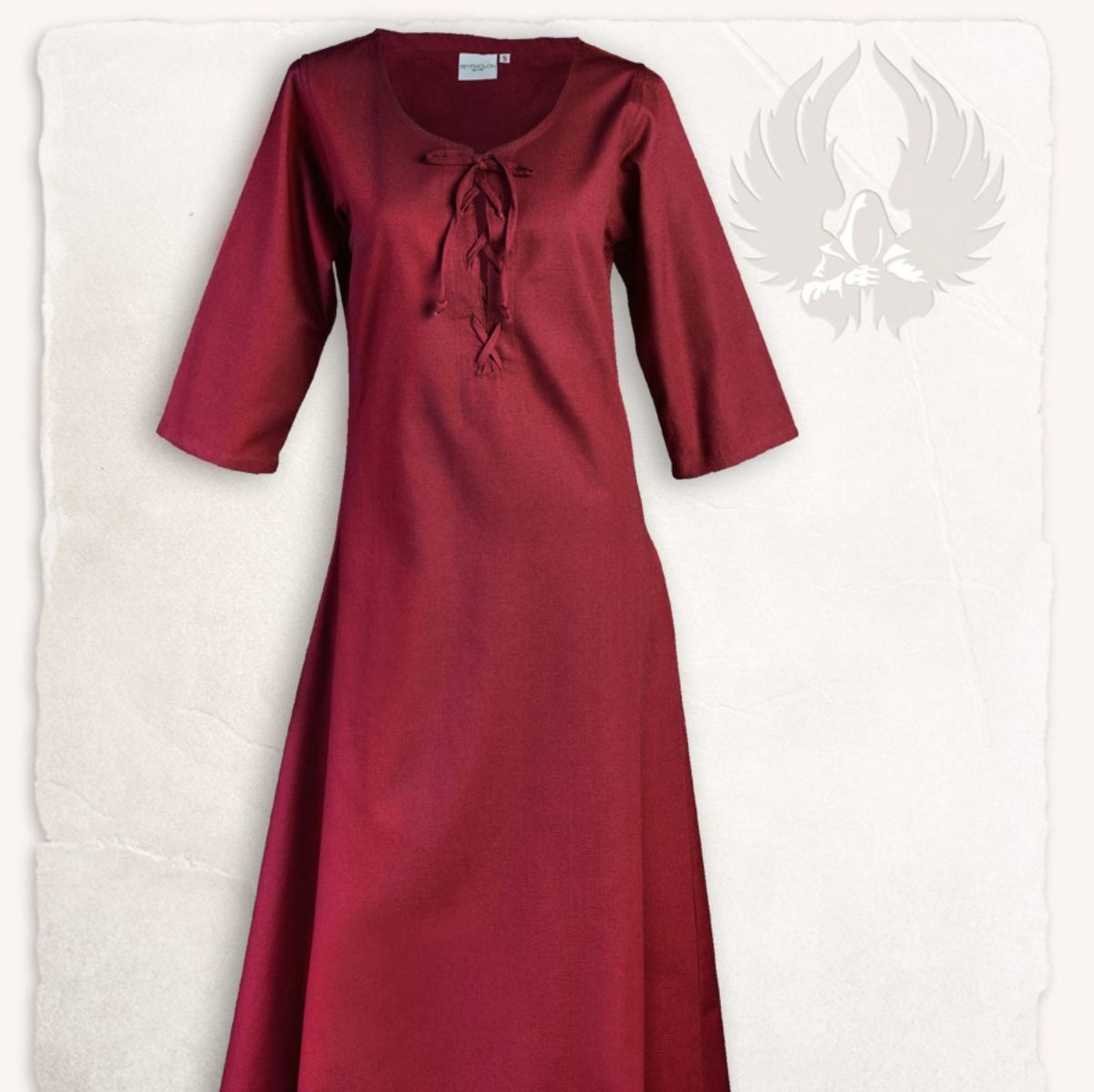 Medieval dress Irene, red