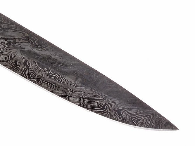 Alemannian seaxblade, damascus steel