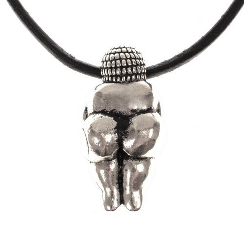 Amulet Mother Goddess Willendorf, silvered
