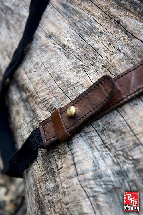 RFB dubbel LARP svärdshållare, brun, svart