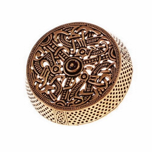 Vendel box brooch Salmunds, bronze