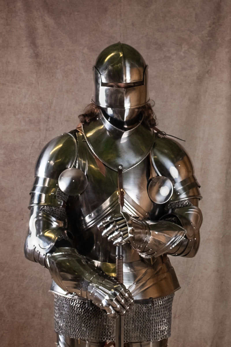 Late 15th century bevor, 1.6 mm