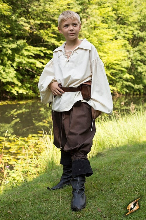 Viking trousers Rollo, brown