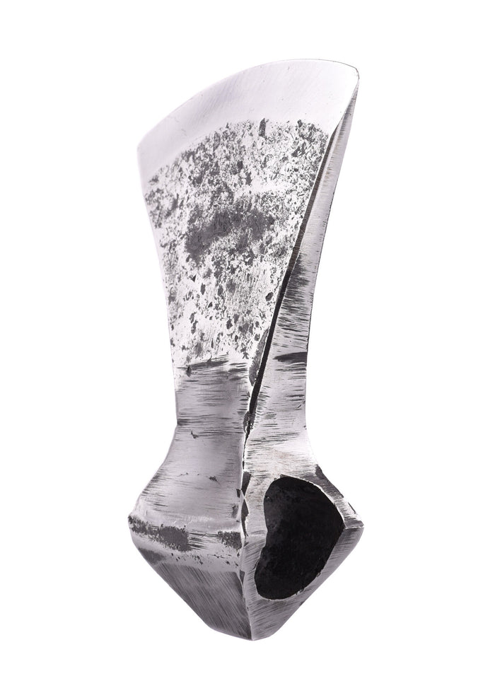 Hand-forged axe blade, old, sharp, semi-sharp