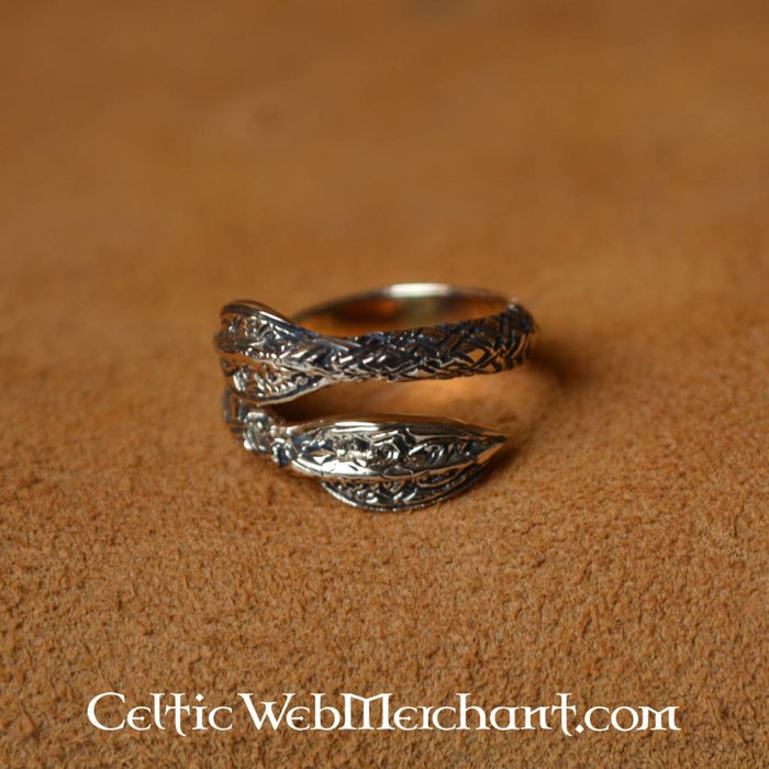 Roman snake ring Herculaneum, bronze