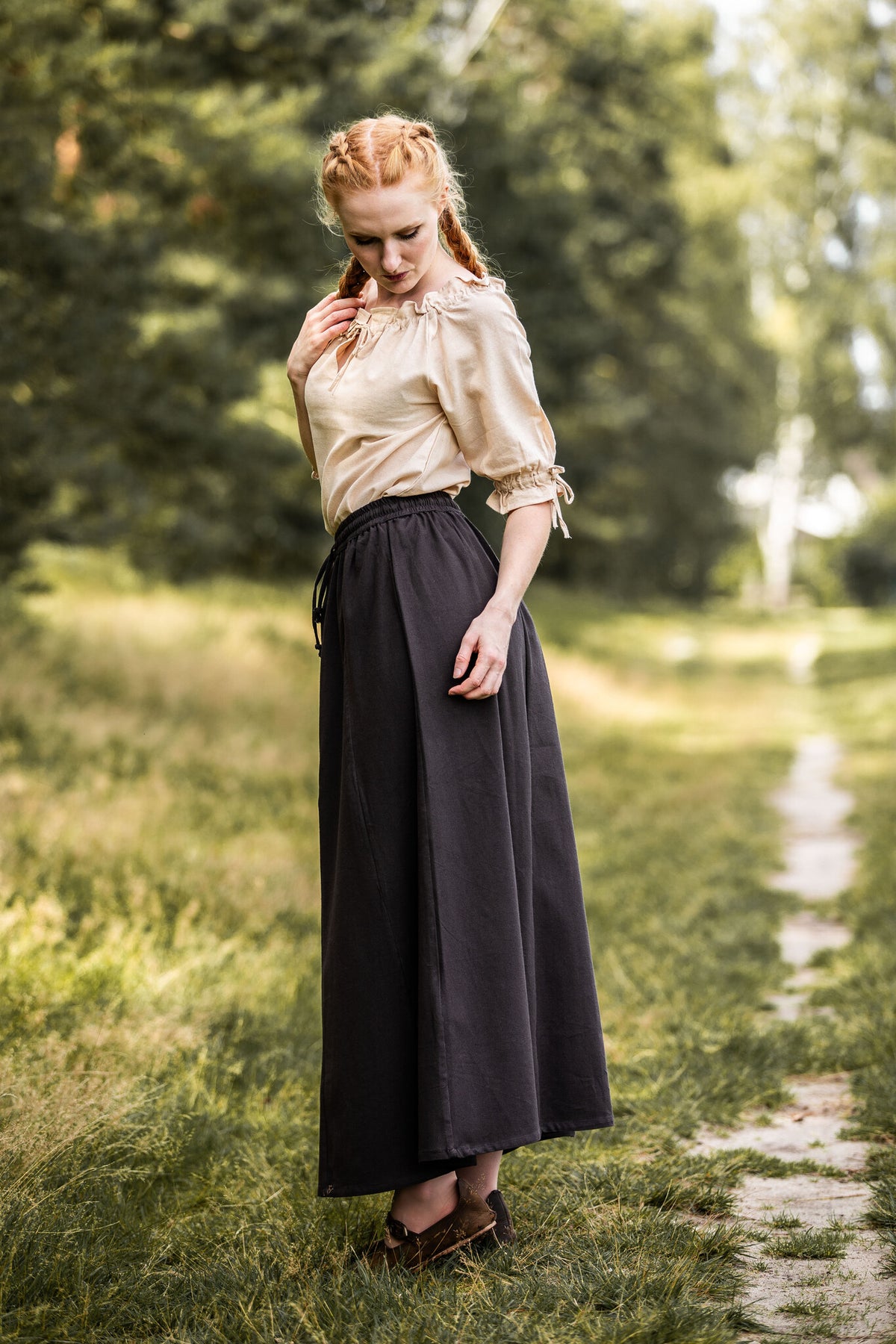 Skirt Jutta, brown