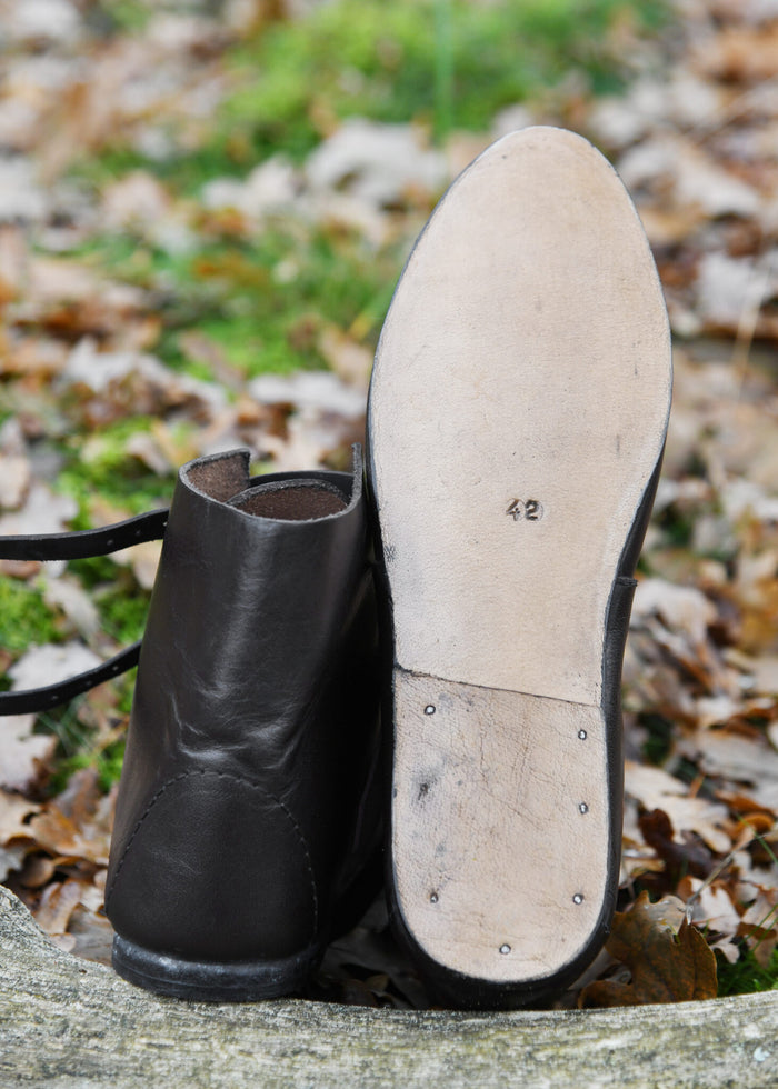 Medieval ankle boots 1250-1500