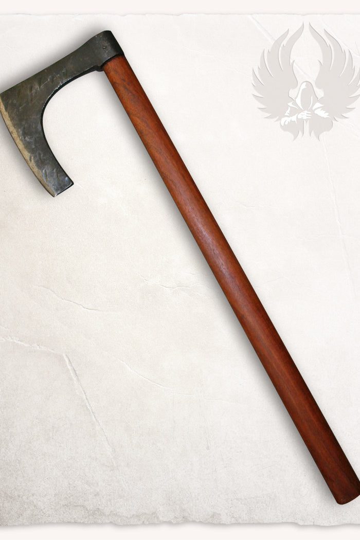 Viking bearded axe, battle-ready, type C, blunt (battle-ready)