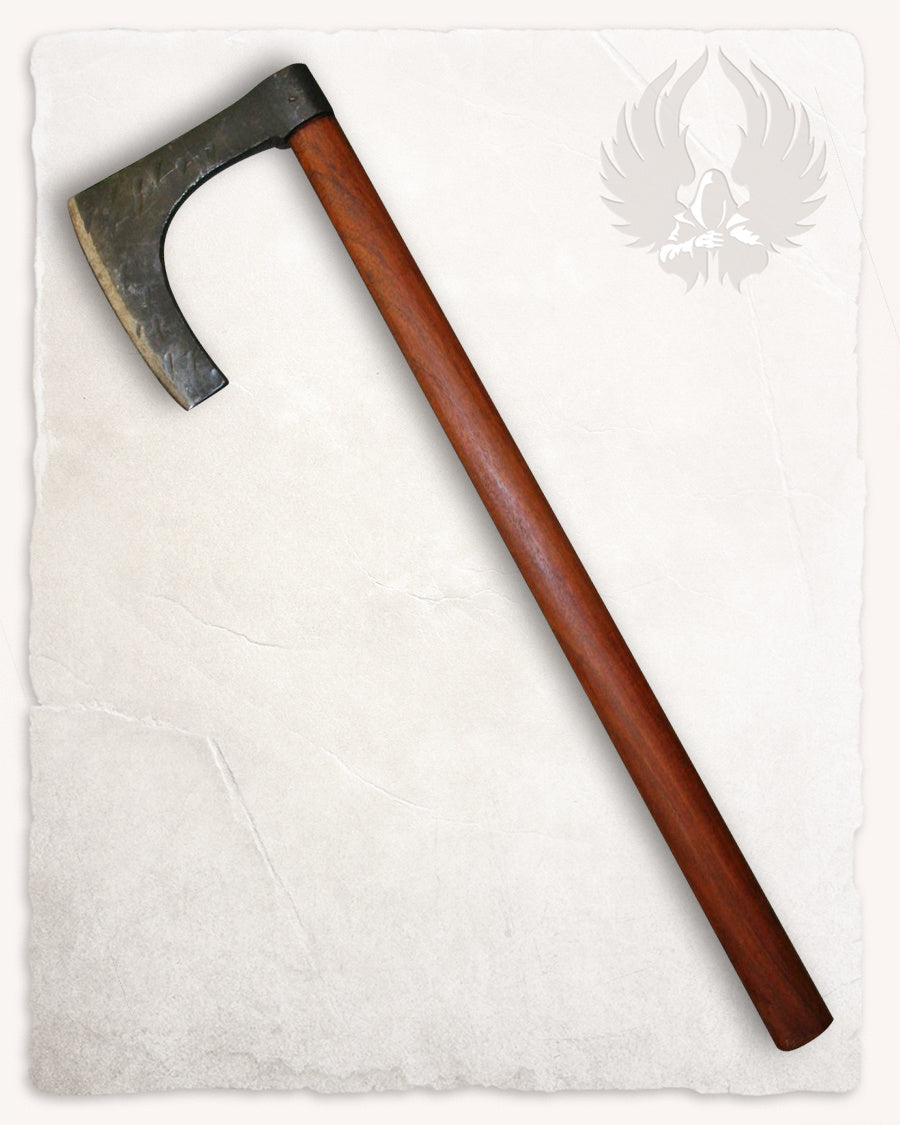 Viking bearded axe, battle-ready, type C, blunt (battle-ready)