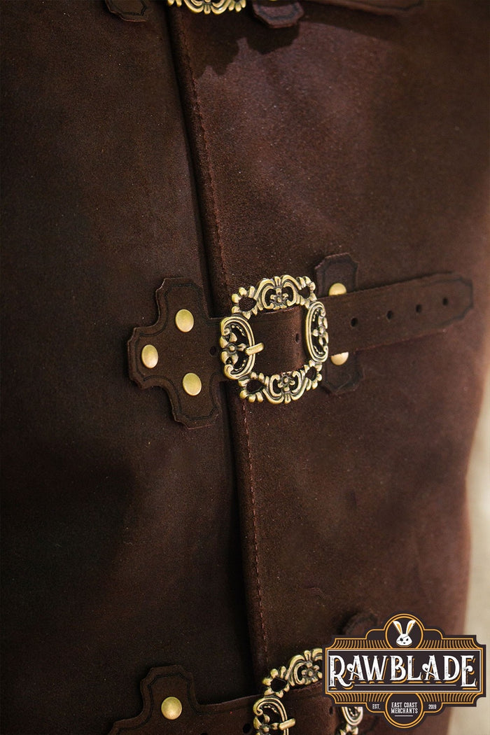Diego Leather Jerkin, brown